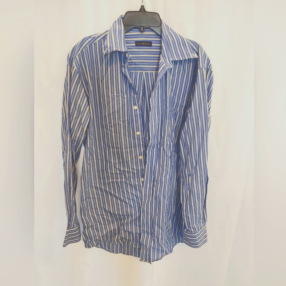 Club Room Blue Striped Men's Shirt